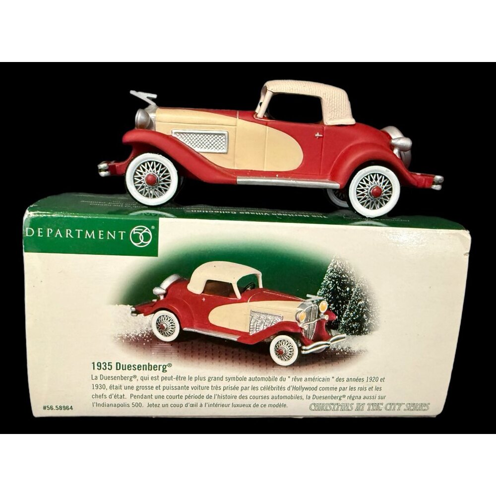 Dept 56 2000 Christmas In The City Series 1935 Duesenberg #56.58964 Vintage